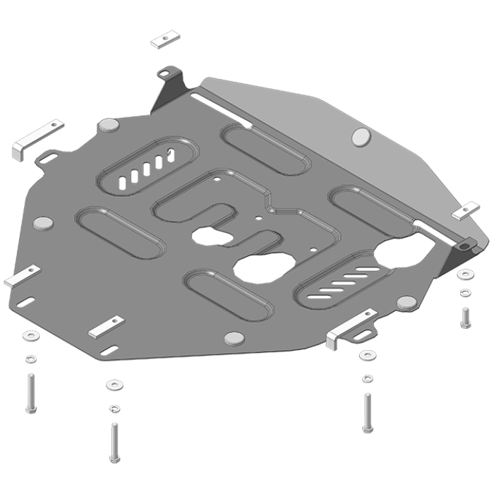 Защита картера двигателя, КПП Honda CR-V III 2006-2009 Арт. 70809