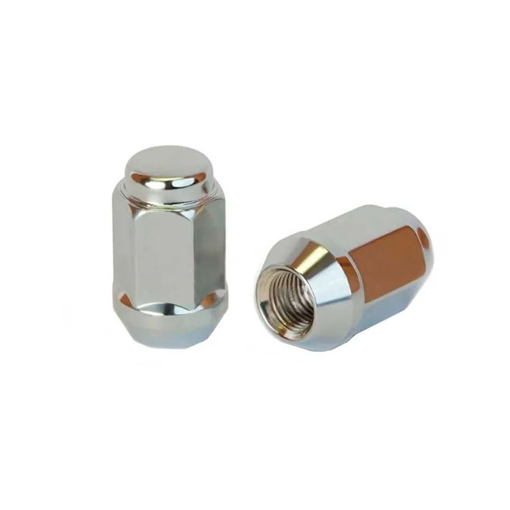 Гайка колеса M14x1.5 Конус h-35мм закрытая, Цинк, Ключ 19, Арт. 801448HT