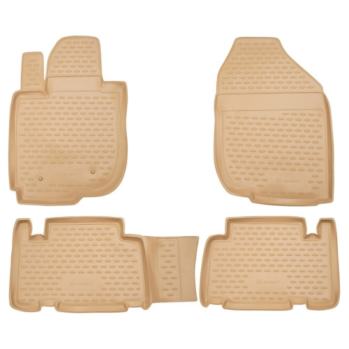 Коврики в салон Toyota RAV4 (XA30) 2005-2010, полиуретан Element, Бежевый, Арт. NLC4809212