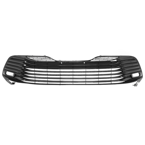 Решетка в бампер  Toyota Camry (XV70) 2017-2021 Под ПТФ/черная, Центр (C) Арт. ST300039