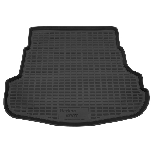 Коврик в багажник Mazda 6 (GH) 2007-2009 Седан, пластик Rezkon, Черный, Арт. 5023015100