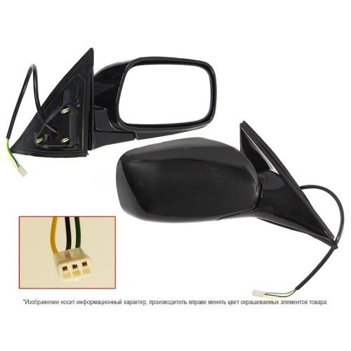 Зеркало боковое  Toyota Camry (XV30) 2001-2004 Рег-ка/3кон/LHD, справа (R) Арт. STTY389401