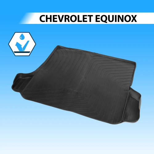 Коврик в багажник Chevrolet Equinox  2020- FL, полиуретан Rival, Черный, Арт. 11011002
