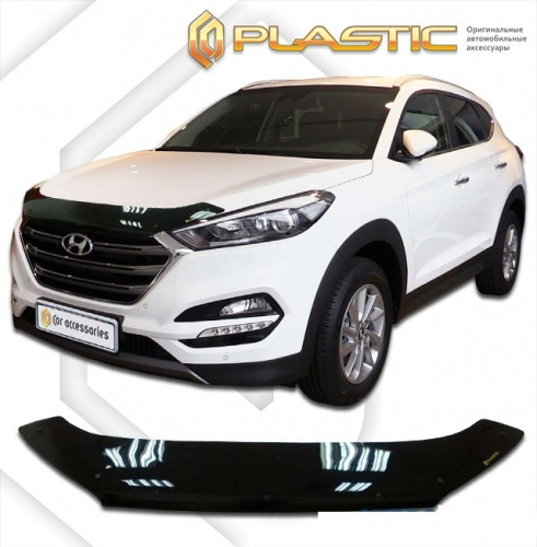Дефлектор капота Ca-Plastic для Hyundai Tucson, арт.2010010116620