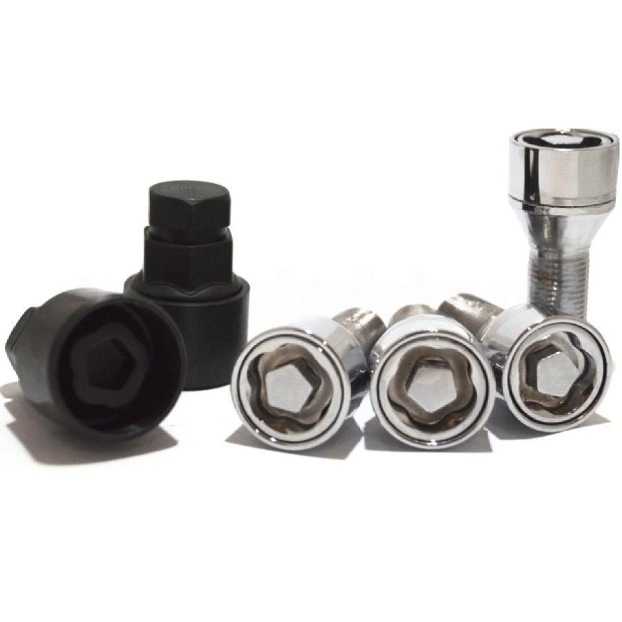 Секретные болты M14x1.25 Конус L-28мм Хром, Ключ 17-19, Арт. 677110EM-2Key