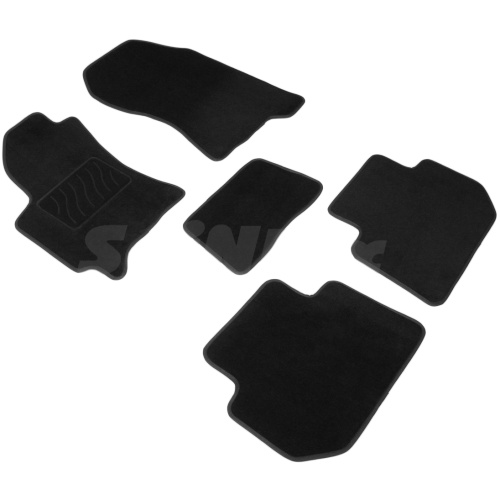 Коврики в салон Subaru Tribeca  2004-2007, текстильные Seintex Lux, Черный, Арт. 82363