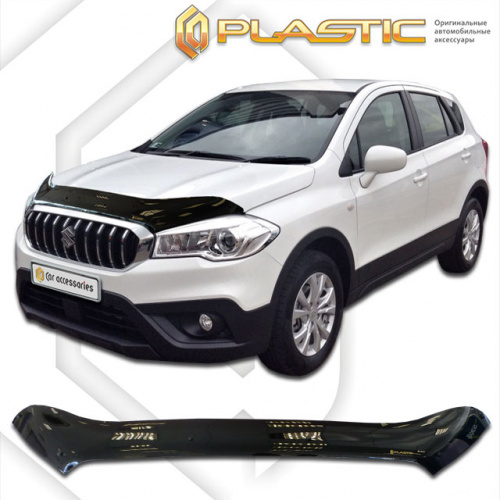 Дефлектор капота Ca-Plastic для Suzuki SX4, арт.2010010111298