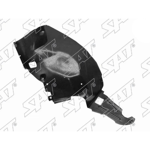 Подкрылок Mercedes A (W168) 1997-2001 задняя часть, передний правый, пластик Арт. STMD01016LA1