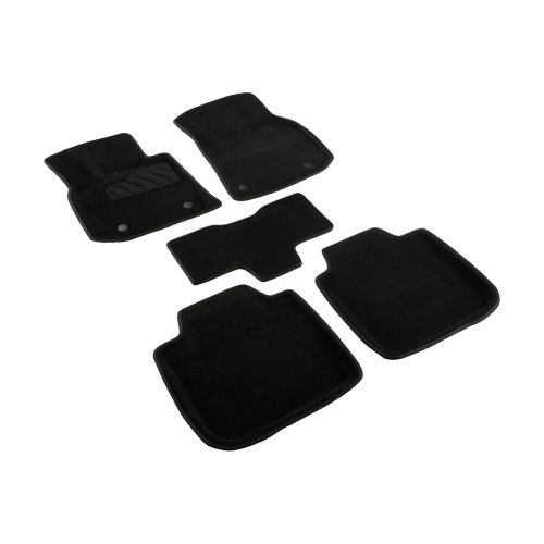 Коврики в салон BMW X3 (G45/G48) 2023-, 3D ткань Seintex , Черный, Арт. 318681