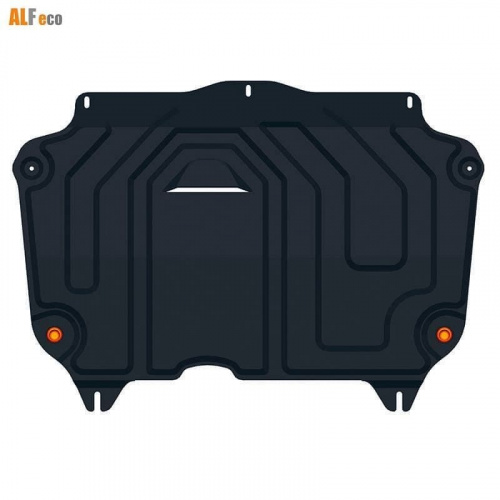 Защита картера двигателя, КПП Chevrolet Spark (M300) 2020- FL V-все, на штатный крепеж Арт. ALF0314st