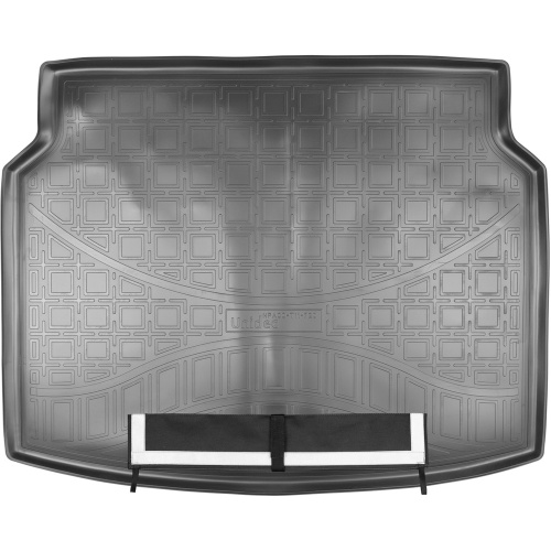 Коврик в багажник Chery Tiggo 4 2017-2019, полиуретан Norplast с фартуком, Черный, Арт. NPA00T11720AP