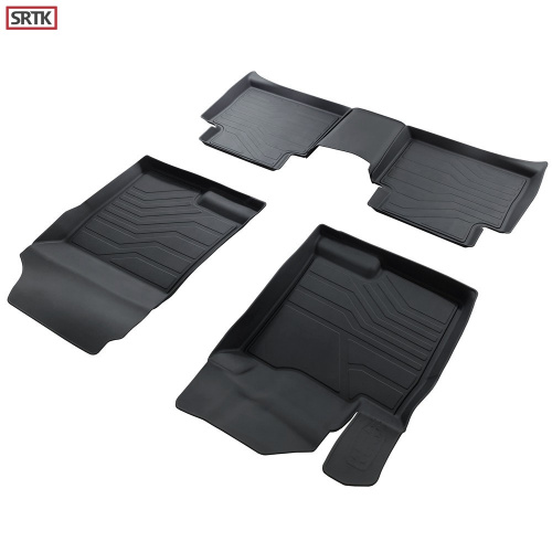 Коврики в салон Haval Jolion 2021-, резина 3D SRTK LUX, Черный, 4WD Арт. 3D.HA.JOL.21G.07002