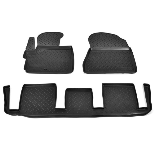 Коврики в салон Toyota iQ (GJ10) 2008-2016, полиуретан Norplast, Черный, Арт. NPLPO8820