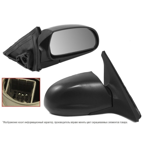 Зеркало боковое  Hyundai Accent Тагаз 1999-2012 5 дв. Рег-ка/3 кон, справа (R) Арт. STHN04940A1
