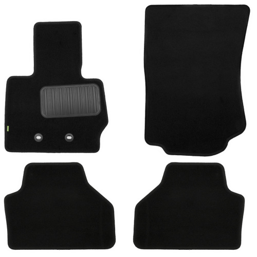 Коврики в салон BMW X3 (F25) 2010-2014, текстильные Klever standart, Черный, Арт. KVR02051601210KH