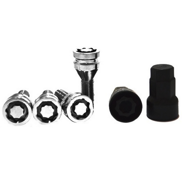 Секретные болты M12x1.5 Конус L-26мм Хром, Ключ 17-19, Арт. 675103KK-2Key(RU)