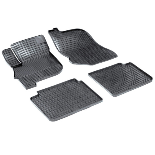 Коврики в салон Mitsubishi Galant 9 2003-2006, резина Seintex "сетка", Черный, Арт. 00424