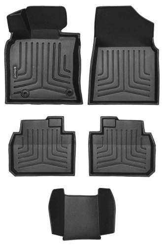 Коврики в салон Toyota Camry (XV70) 2017-2021, 3D ткань Euromat LUX, , Арт. EM3DLI005101