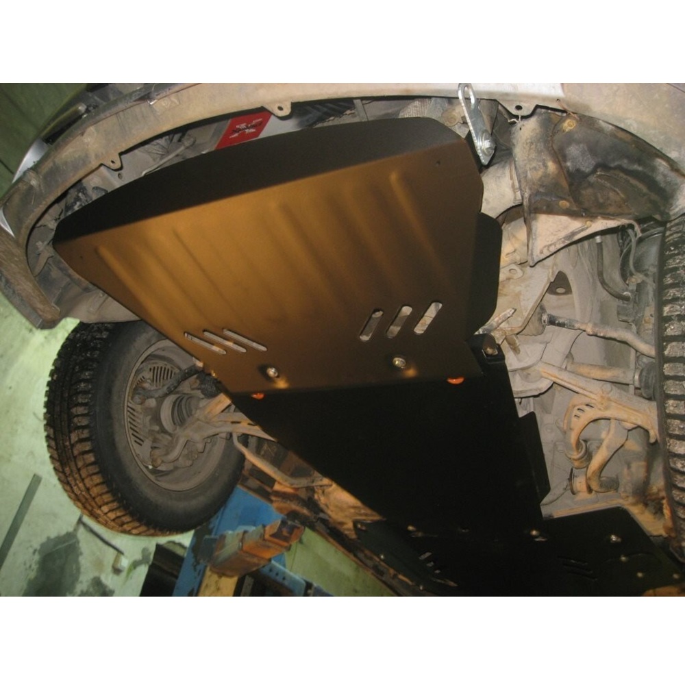 Защита радиатора, РК переднего моста Toyota Estima Lucida (XR10, XR20) 1992-1999 V - 2.4 (2 части) Арт. ALF2463ST