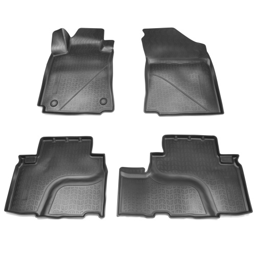 Коврики в салон Changan CS75  2015-2020, полиуретан 3D Norplast, Черный, Арт. NPA10-C13-170