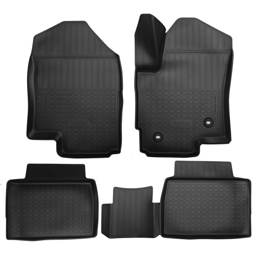 Коврики в салон BAIC X3 2019-, полиуретан 3D Norplast, Черный, Арт. NPA11-C08-810