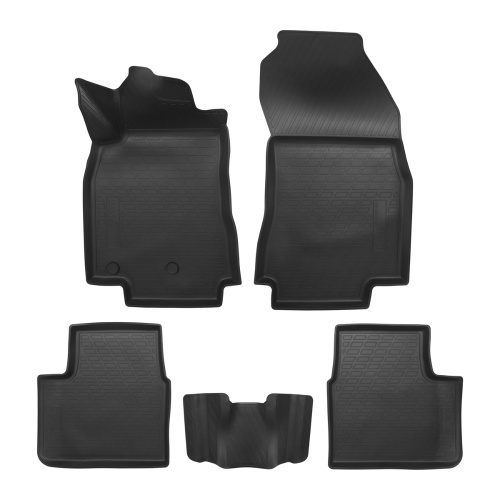 Коврики в салон Dongfeng Shine Max 2021-, полиуретан 3D Norplast, Черный, Арт. NPA11C25910