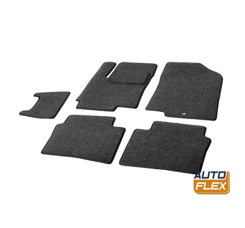 Коврики в салон Hyundai Solaris 2010-2014 Седан, ткань AutoFlex Business, Графит, Арт. 5230101