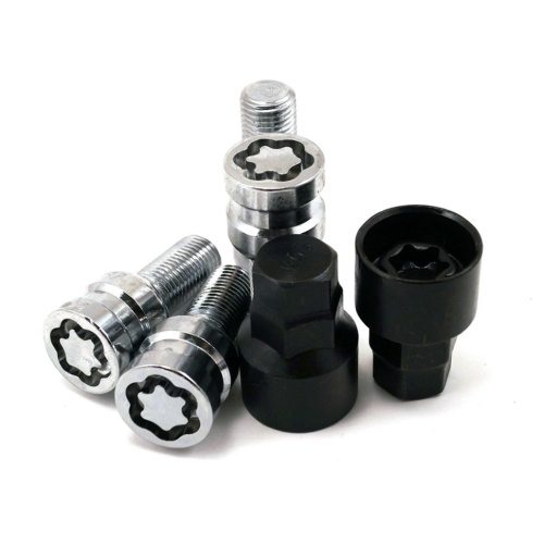 Секретные болты M14x1.5 Сфера L-27мм Хром, Спец Ключ, Арт. 684105X2KEY