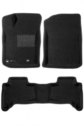 Коврики в салон Toyota Land Cruiser Prado (J150) 2013-2017 FL1 5 дв., 3D ткань Euromat Business, Черный, Арт. EMC3D005119