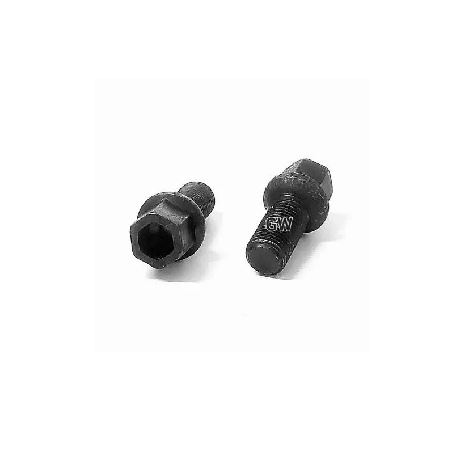 Болт колёсный M14x1.5 Сфера L-27мм Черный, Ключ 17, Арт. S17D27(R14)BC