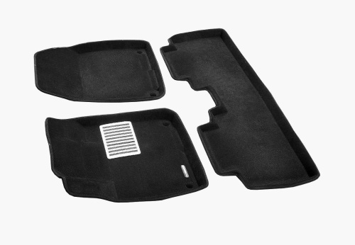 Коврики в салон GAC GS5 2020-, 3D ткань Euromat LUX, Черный, Арт. EM3D-001431