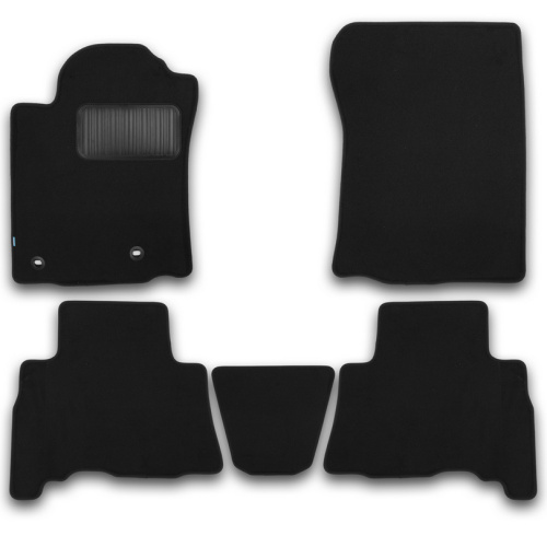 Коврики в салон Toyota Land Cruiser Prado (J150) 2013-2017 FL1 5 дв., текстильные Klever premium, Черный, Арт. KVR03482922110KH