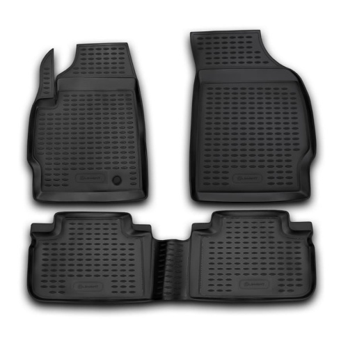 Коврики в салон Ford Escape (R3) 2007-2012, полиуретан Element, Черный, Арт. ELEMENT1624210