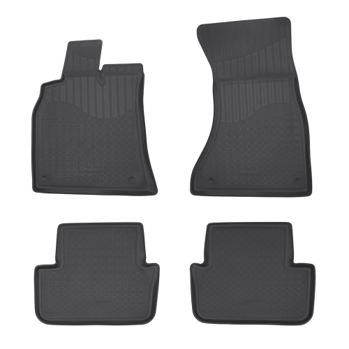 Коврики в салон Audi A5 (8T) 2007-2011 Лифтбек, полиуретан Norplast, Черный, Арт. NPA00C05350