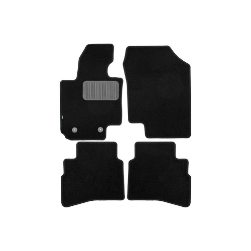 Коврики в салон JAC JS4 2020-, ткань Klever standart, Черный, Арт. KLEVER0212600201210KH