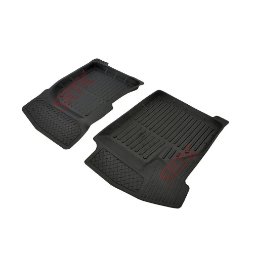 Коврики в салон LADA Priora 2007-2013 Седан, резина SRTK Standart, Черный, ПЕРЕДНИЕ Арт. PERLDPR01002