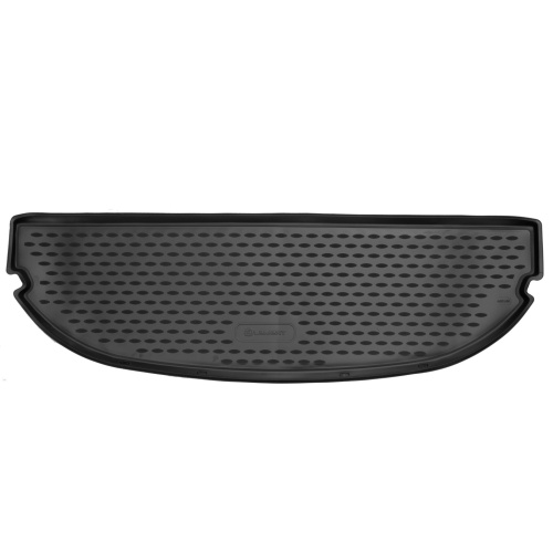 Коврик в багажник Hyundai Santa Fe (TM) 2020-2024 FL, полиуретан Element, Черный, 7 мест, короткий Арт. ELEMENTA0N169K13