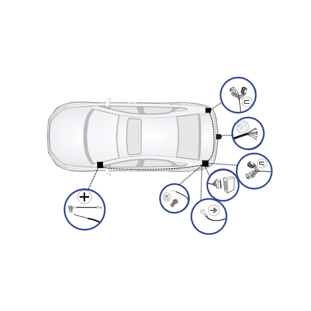 Блок согласования LADA Vesta 2022- FL Универсал 7 pin TowRus Арт. 0127952507