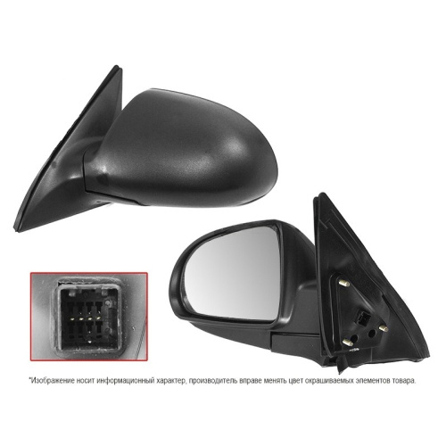 Зеркало боковое  Hyundai Elantra (HD) 2006-2010 Обогрев/ Регулировка/ 5 контактов, слева (L) Арт. STHN28940D2