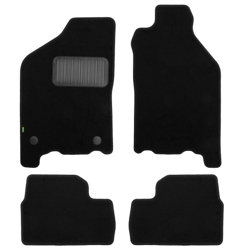 Коврики в салон LADA (ВАЗ) 2114, текстильные Klever standart, Черный, Арт. KLEVER02520901210KH