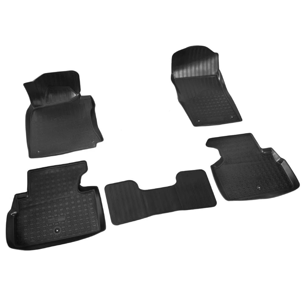 Коврики в салон Infiniti Q50 2013-2017, полиуретан 3D Norplast, Черный, Арт. NPA11-C33-730