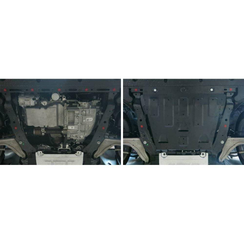 Защита картера двигателя, КПП Ford Mondeo V 2012-2019 Седан 2.5; 2.0(199л.с.) Арт. 111.01849.1