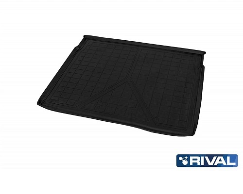 Коврик в багажник Opel Astra (J) GTC 2011-2015, полиуретан Rival, Черный, Арт. 14202008