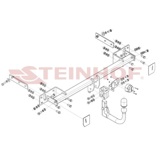Фаркоп Mercedes GLA (X156) 2013-2017 Steinhof Арт. M106