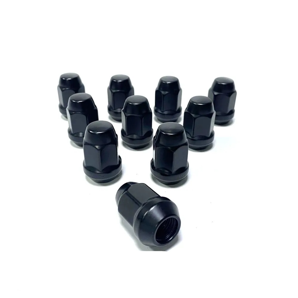 Гайка колеса M12x1.25 Конус h-35мм закрытая, Черный хром, Ключ 19, Арт. 801444HT/BC
