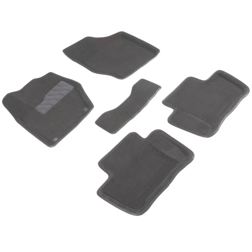 Коврики в салон Citroen C4  2010-2016 Седан, 3D ткань Seintex , Серый, Арт. 99068