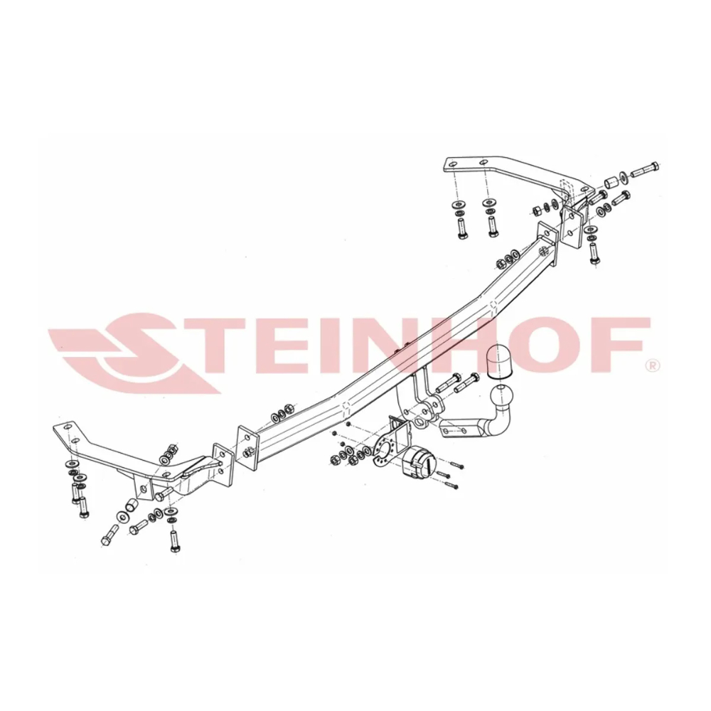 Фаркоп Toyota Avensis Verso 2001-2003 Steinhof Арт. T094