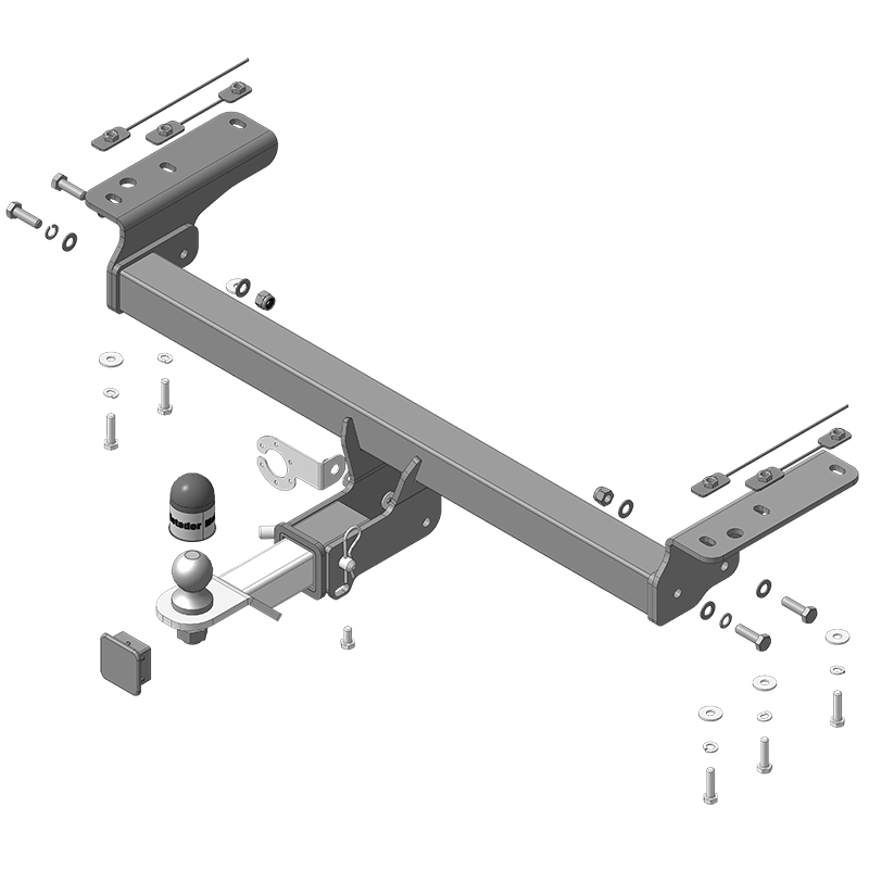 Фаркоп Changan CS75 Plus IV 2024- оцинкованный MOTODOR Арт. 97210E