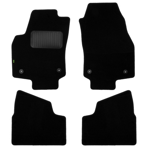 Коврики в салон Opel Astra (H) GTC 2004-2006, ткань Klever standart, Черный, Арт. KLEVER02371001210KN
