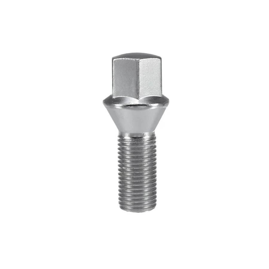 Комплект болтов M14x1.5 Конус L-28мм Цинк, Ключ 17, Арт. KK074105/ZN